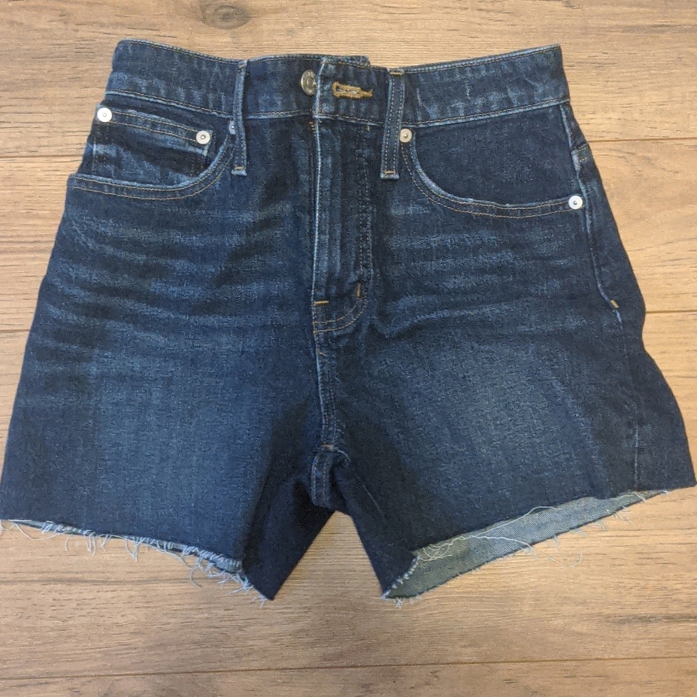 Raw hem denim shorts Madewell